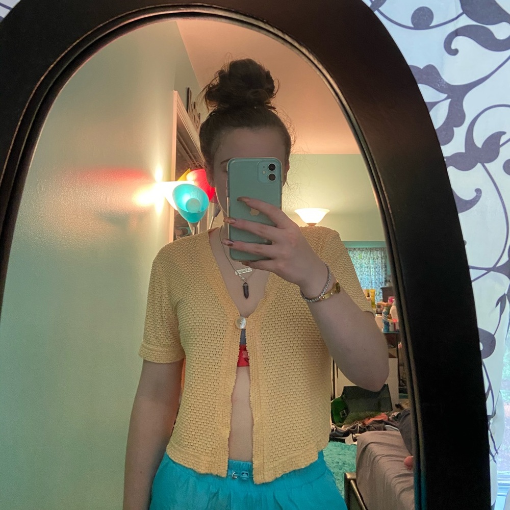 Vintage button top!
